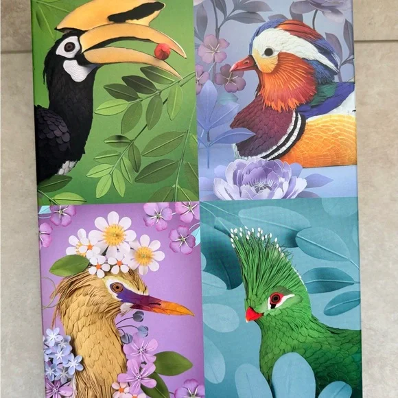 Genuine Fred Puzzle Wonders of Nature 500 Piece Complete Tropical Birds Panel - Picture 2 of 8